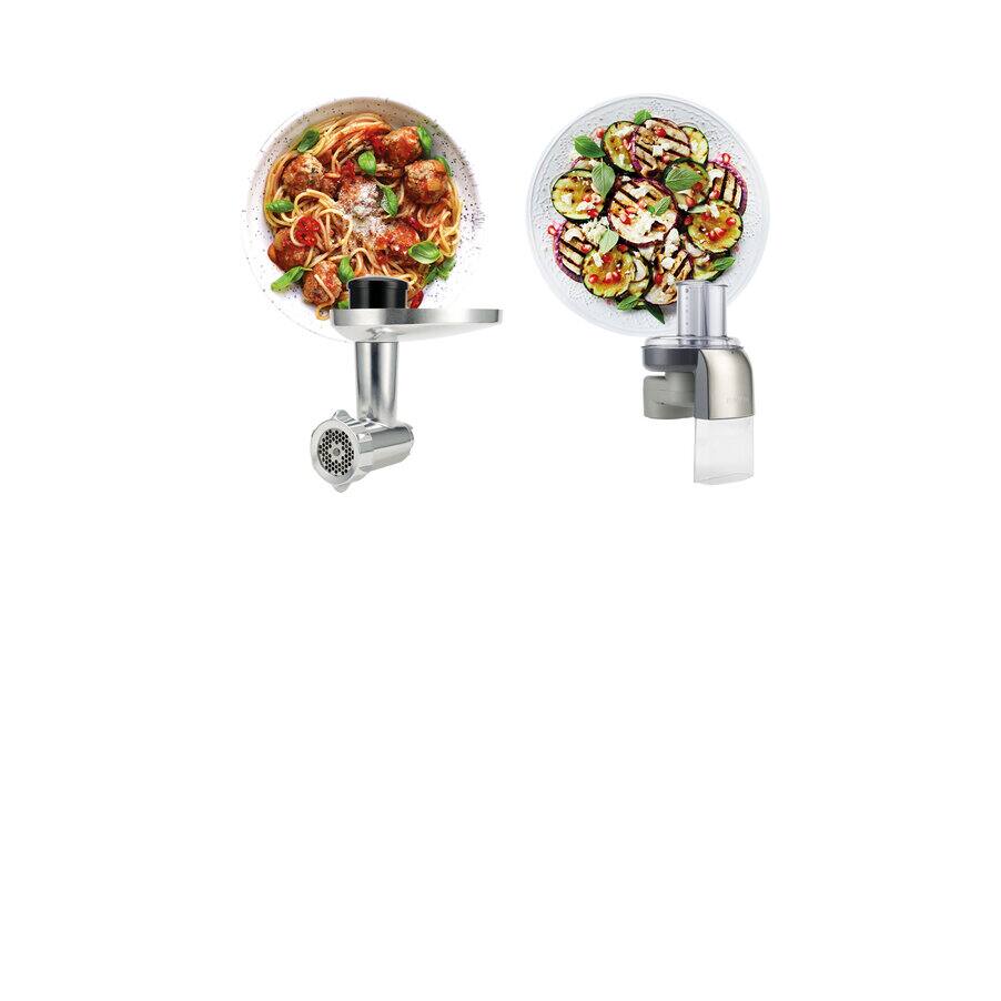 Food Preparation Attachments, Continuous Slicer/Grater + Food Mincer KAM573ME, AW20011023, Unspecified