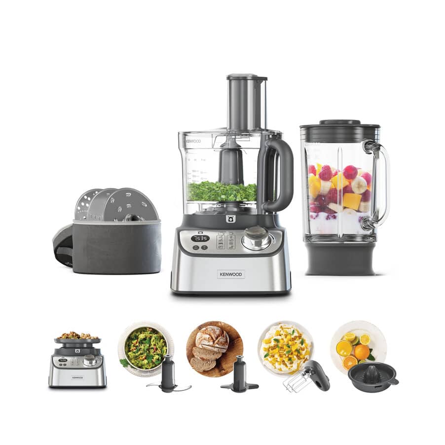 Multipro Express Weigh+, MultiPro Express Weigh+ Food Processor FDM71.900SS, 0W22011055, Stainless steel / silver