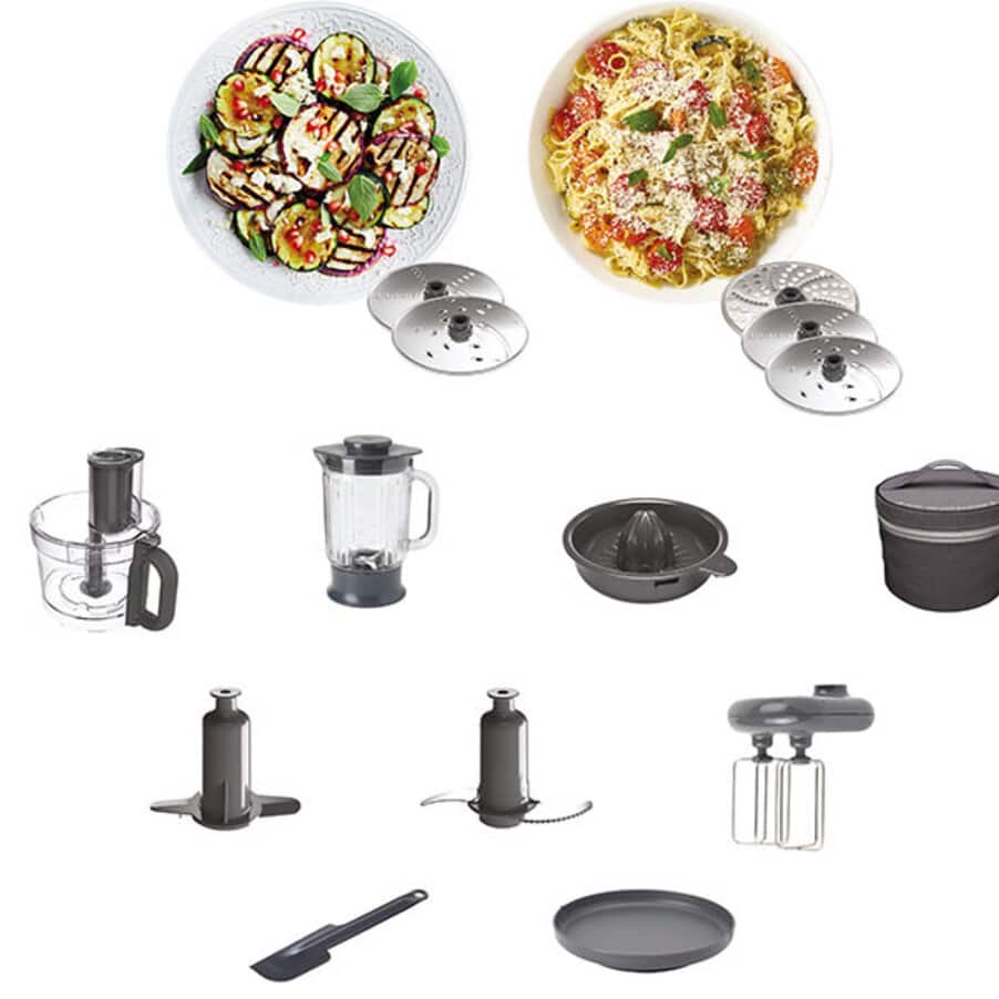 Multipro Express Weigh+, MultiPro Express Weigh+ Food Processor FDM71.900SS, 0W22011055, Stainless steel / silver