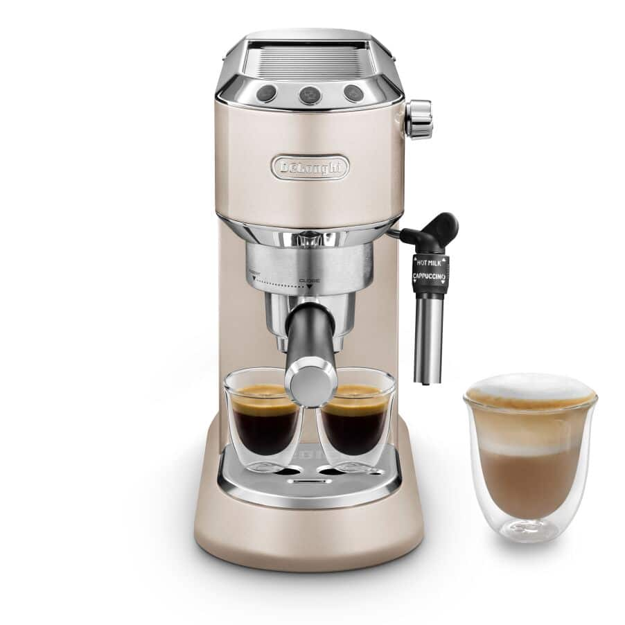 De Longhi Macchina Caffè Espresso Manuale Sistema di ricarica Cialde ESE  colore Beige - EC785.BG