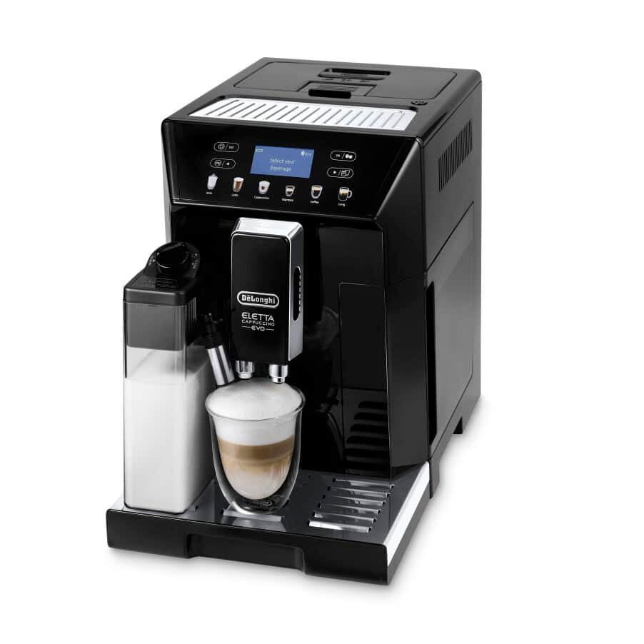 Delonghi ECAM46860S Eletta Evo - Cafetera de capuchino totalmente  automática con sistema de café lattecrema de un solo toque