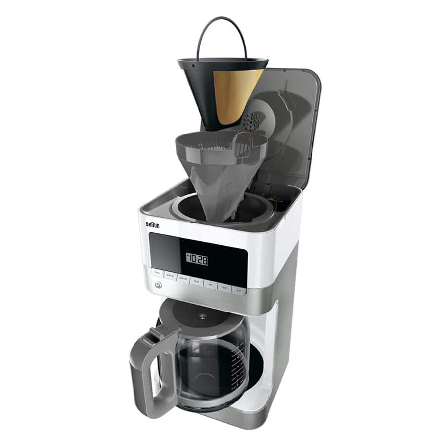 Coffee Makers, undefined, undefined, Stainless steel / white