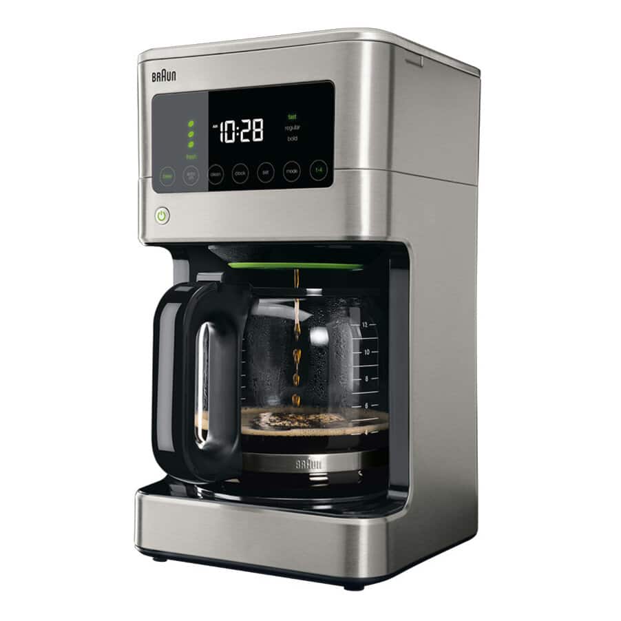 Coffee Makers, BrewSense Touch Screen Coffee Maker, undefined, StainlessSteelSilver