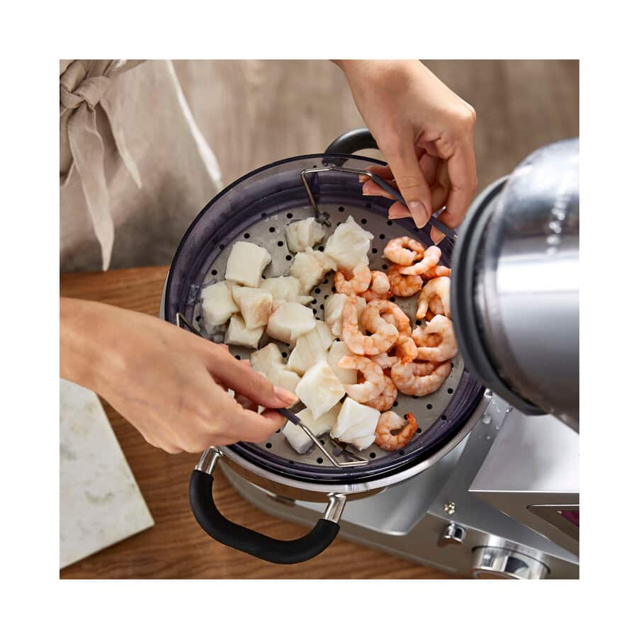 Essentiels de cuisine, Panier vapeur Cooking Chef KAT91.000CL, AW20010020, undefined