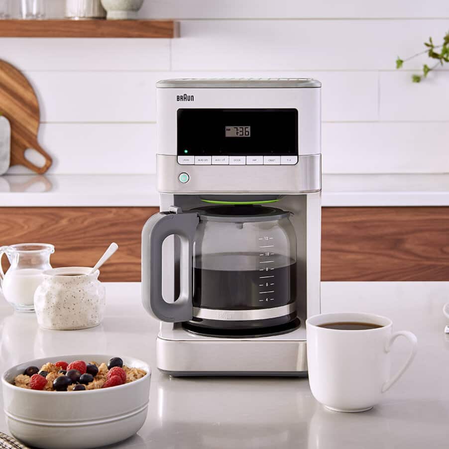 Coffee Makers, undefined, undefined, Stainless steel / white