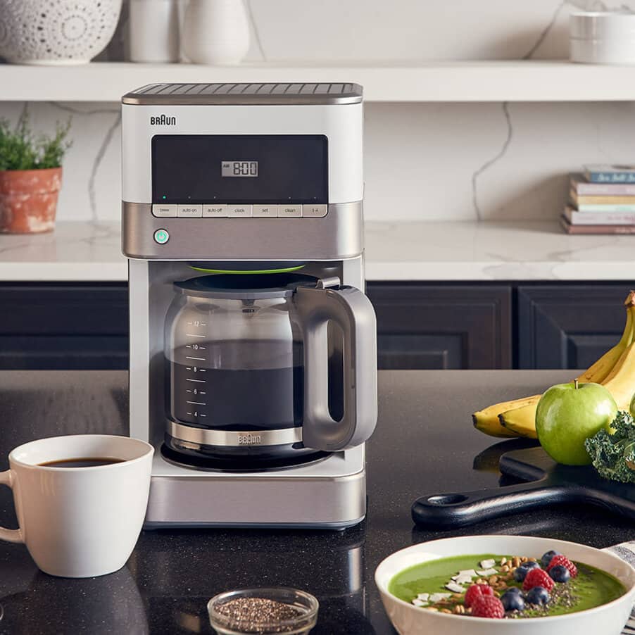 Coffee Makers, undefined, undefined, Stainless steel / white