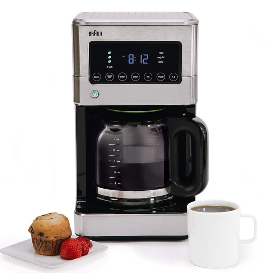 Coffee Makers, BrewSense Touch Screen Coffee Maker, undefined, StainlessSteelSilver