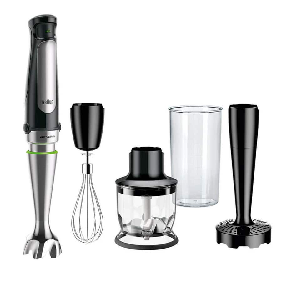MultiQuick 7, MultiQuick Immersion Hand Blender (1.5-Cup Food Processor, Whisk, Beaker, Masher), undefined, PremiumBlack