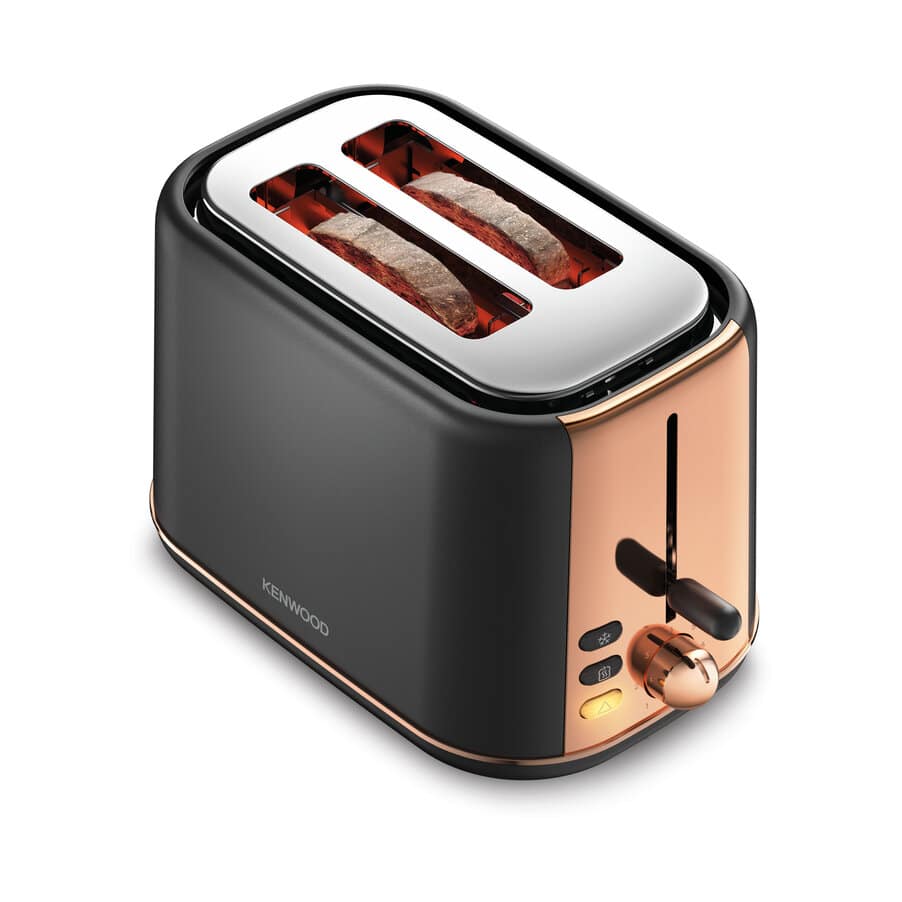 Toasters, Abbey Lux Grey/ Rose Gold 2 slot toaster TCP05.C0DG, 0W23010011, undefined