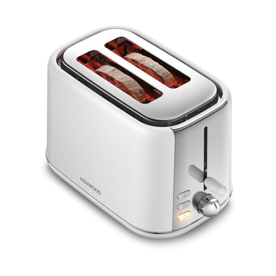 Broodroosters, Abbey Lux White/Silver 2 Slot Toaster TCP05.C0WH, 0W23010012, undefined