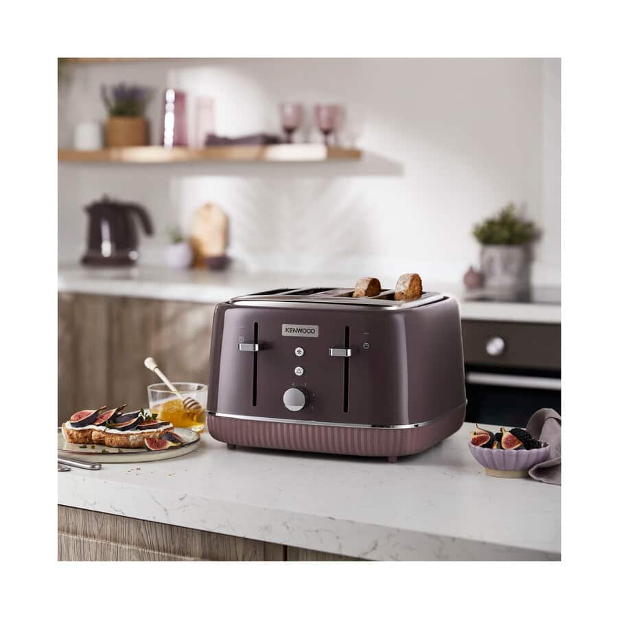 Toasters, Elegancy Toaster Mulberry Purple 4 Slot Toaster TFP10.A0PU, 0W23010007, undefined