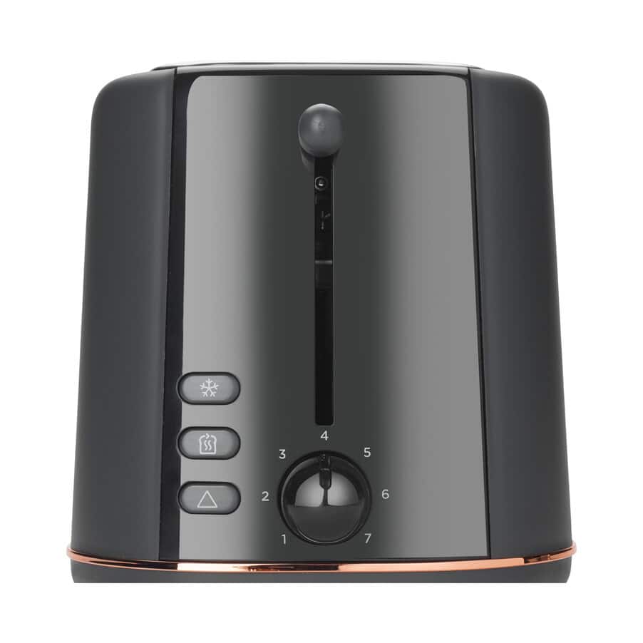 Torradeiras, Abbey Lux Dark Grey 2 slot Toaster TCP05.A0DG, 0W23010009, undefined
