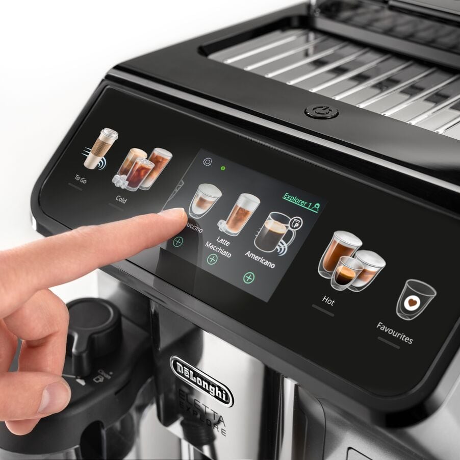 Eletta Explore, Eletta Explore Automatic coffee maker ECAM450.55.S, 0132217070, Silver