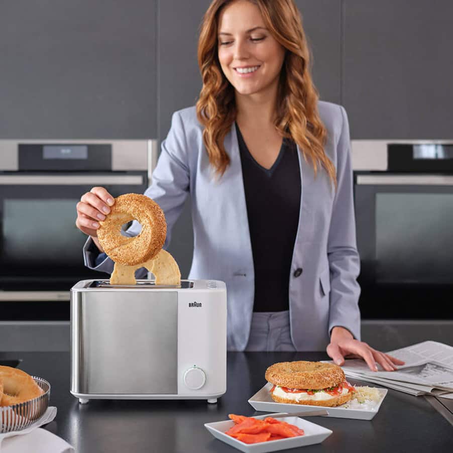 ID Breakfast Collection Toaster, undefined, undefined, Stainless steel / white