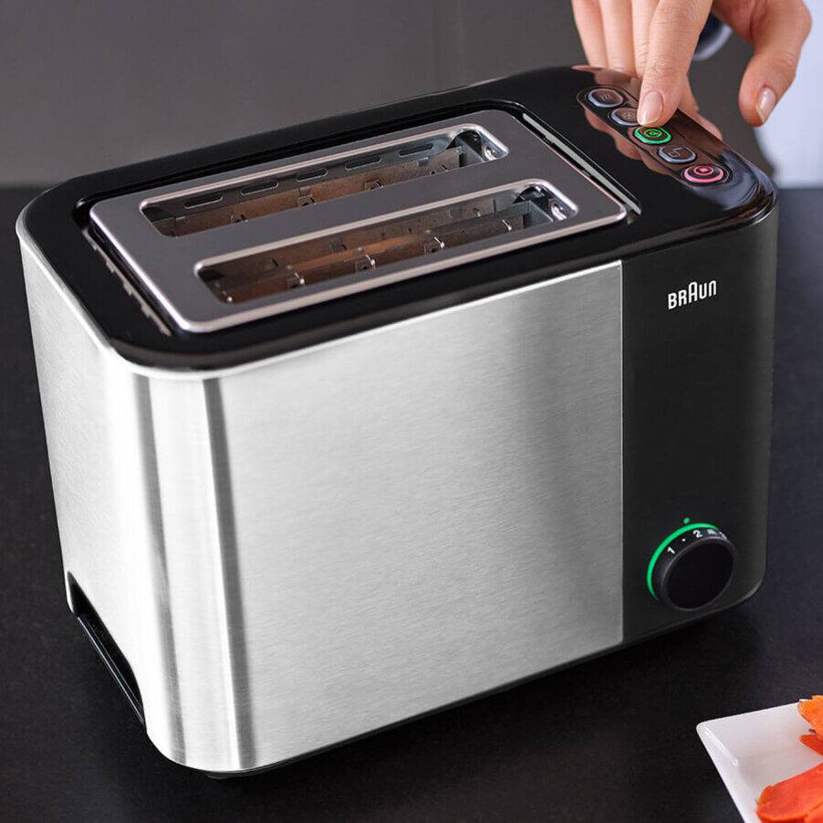 ID Breakfast Collection Toaster, undefined, undefined, Edelstahl / schwarz