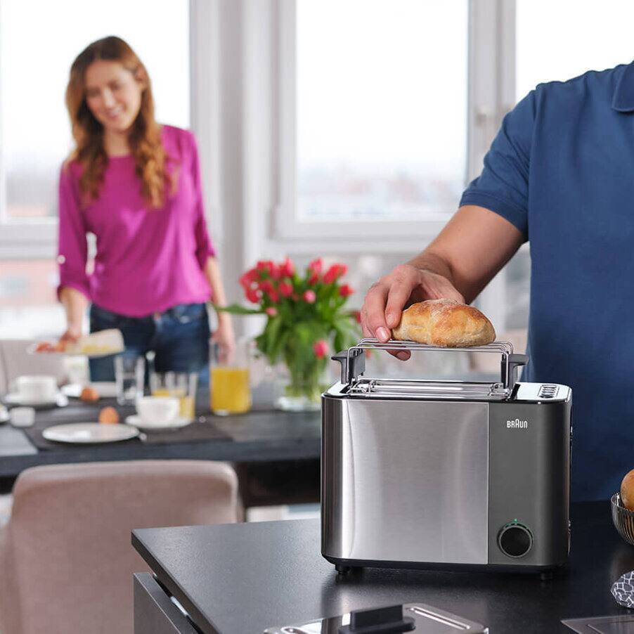 ID Breakfast Collection Toaster, undefined, undefined, Edelstahl / schwarz