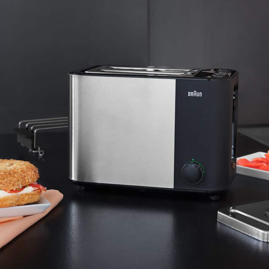 ID Breakfast Collection Toaster, undefined, undefined, Edelstahl / schwarz