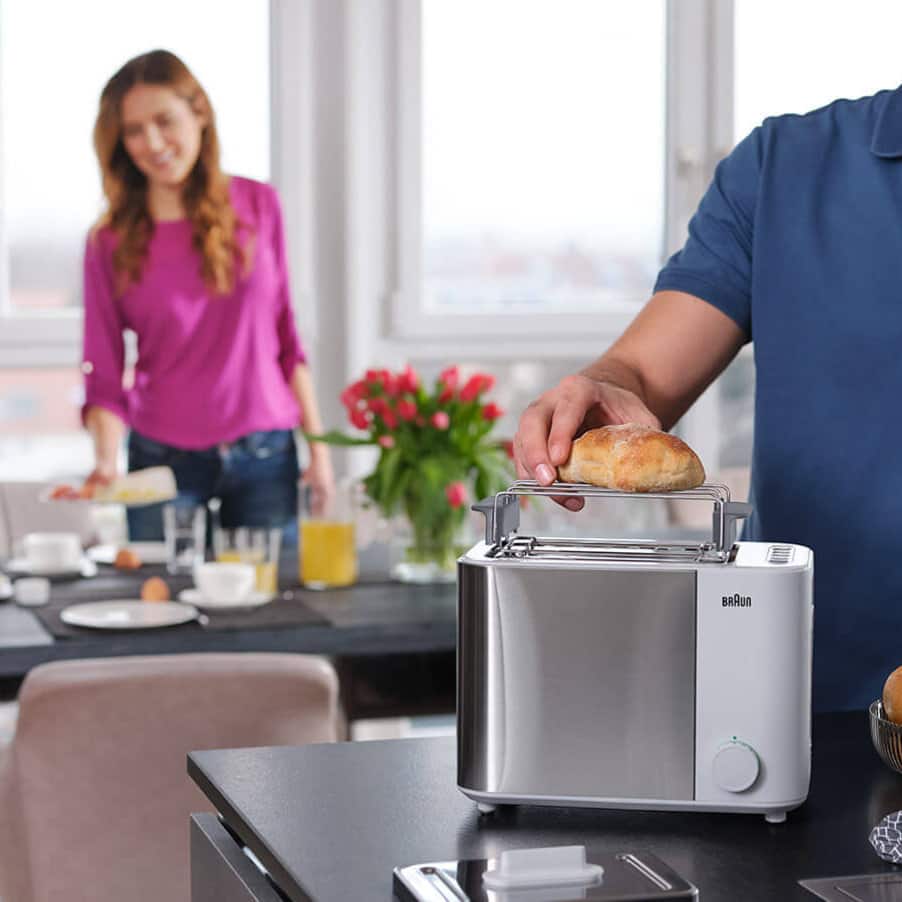 ID Breakfast Collection Toaster, undefined, undefined, Stainless steel / white