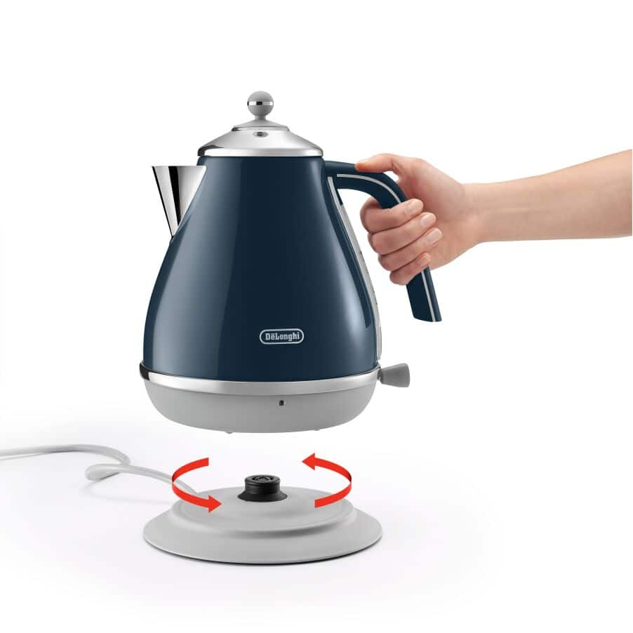 Navy blue cheap electric kettle