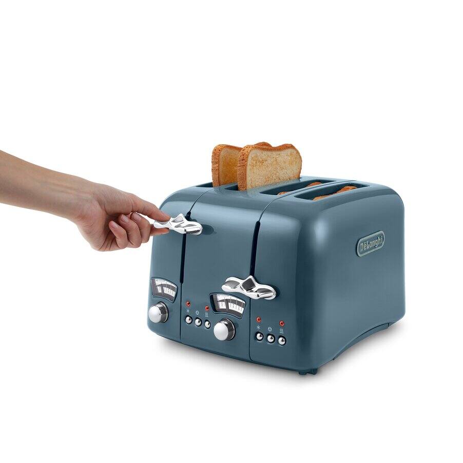 CT04.LBL Argento Toaster De'Longhi AU