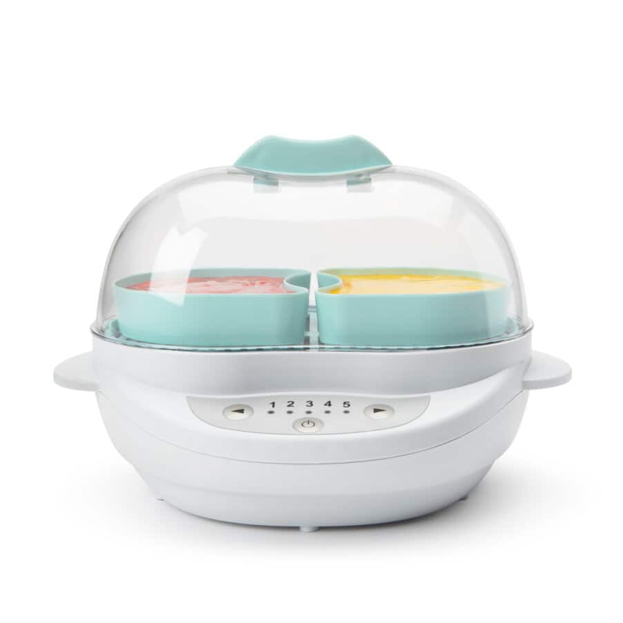 Todo para el bebé, nutribullet Baby® Turbo Steamer, undefined, Blanco mate y azul