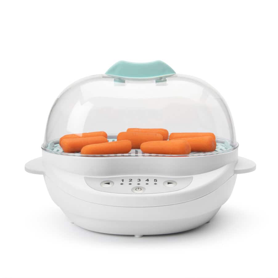 Todo para el bebé, nutribullet Baby® Turbo Steamer, undefined, Blanco mate y azul