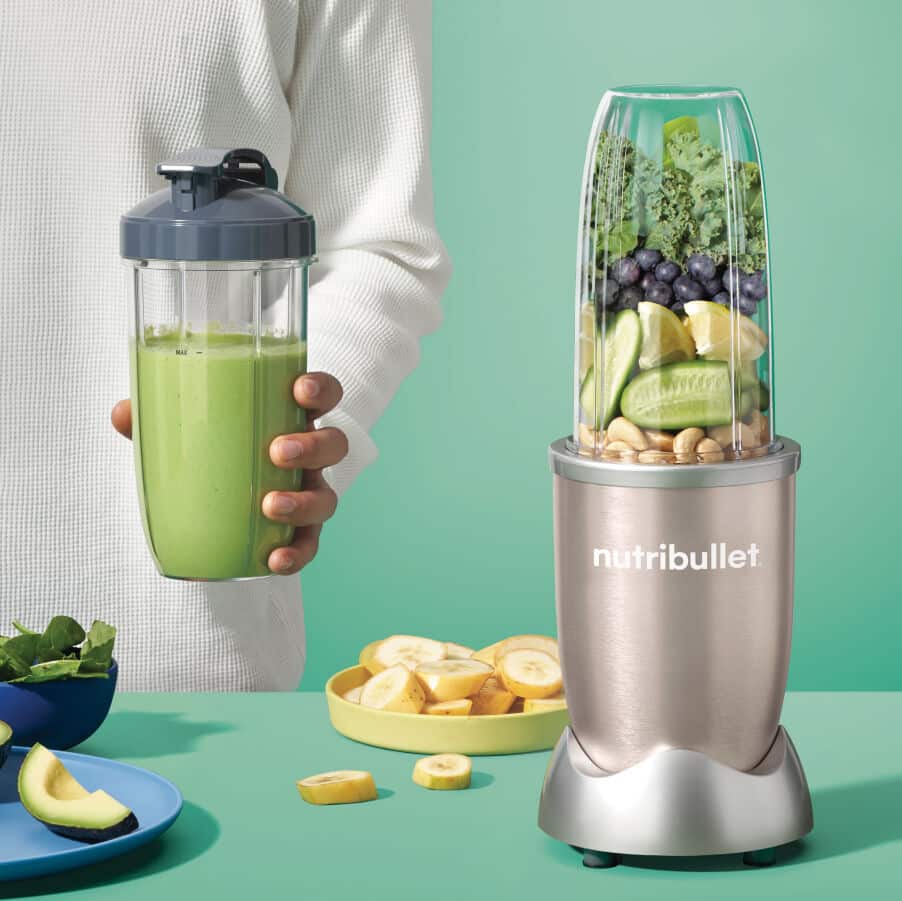 nutribullet® Pro 900, nutribullet® Pro 900 s 7 dodatki, 0C22300020, Barva šampanjca
