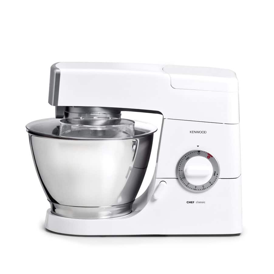 Chef, Classic Chef Stand Mixer White with Silver Trim, 0W20011317, White