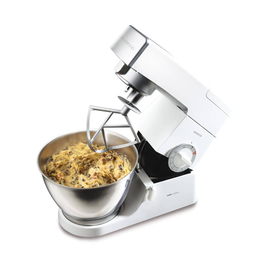 Chef, Classic Chef Stand Mixer White with Silver Trim, 0W20011317, White