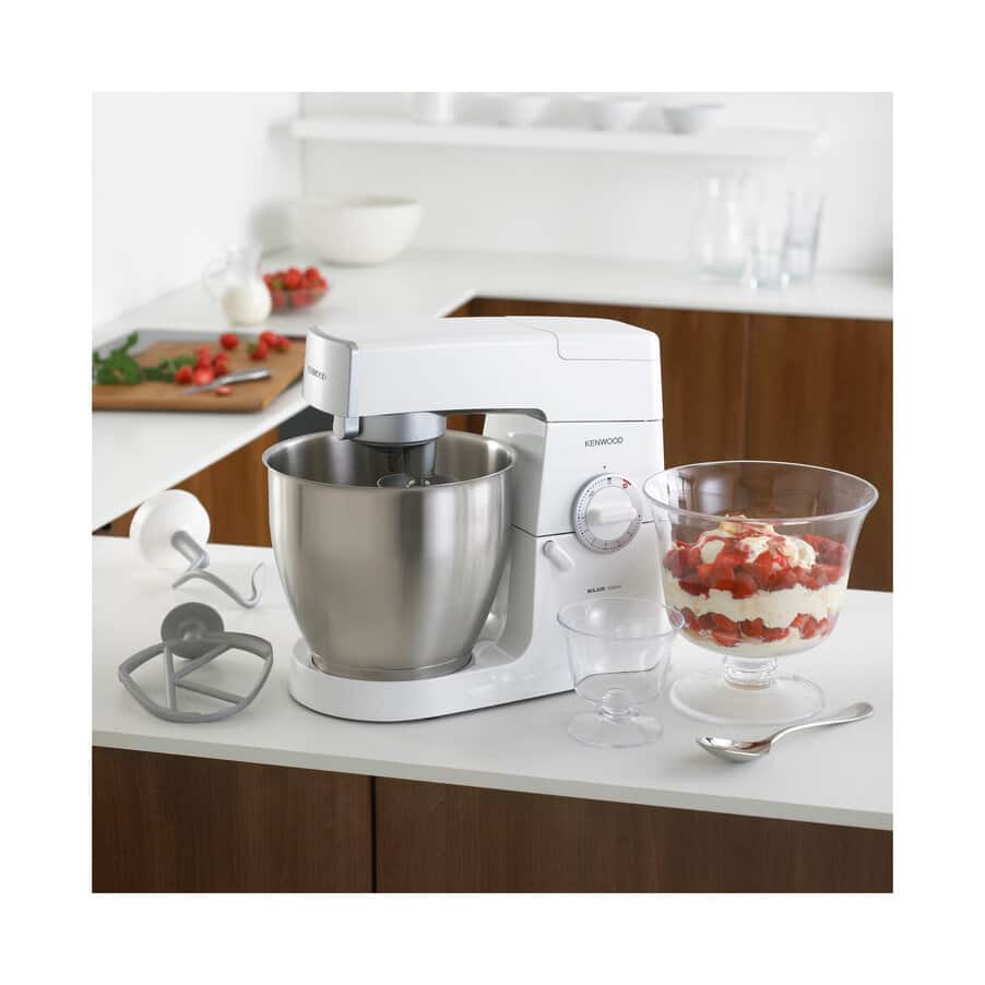 Chef, Classic Chef Stand Mixer White with Silver Trim, 0W20011317, White