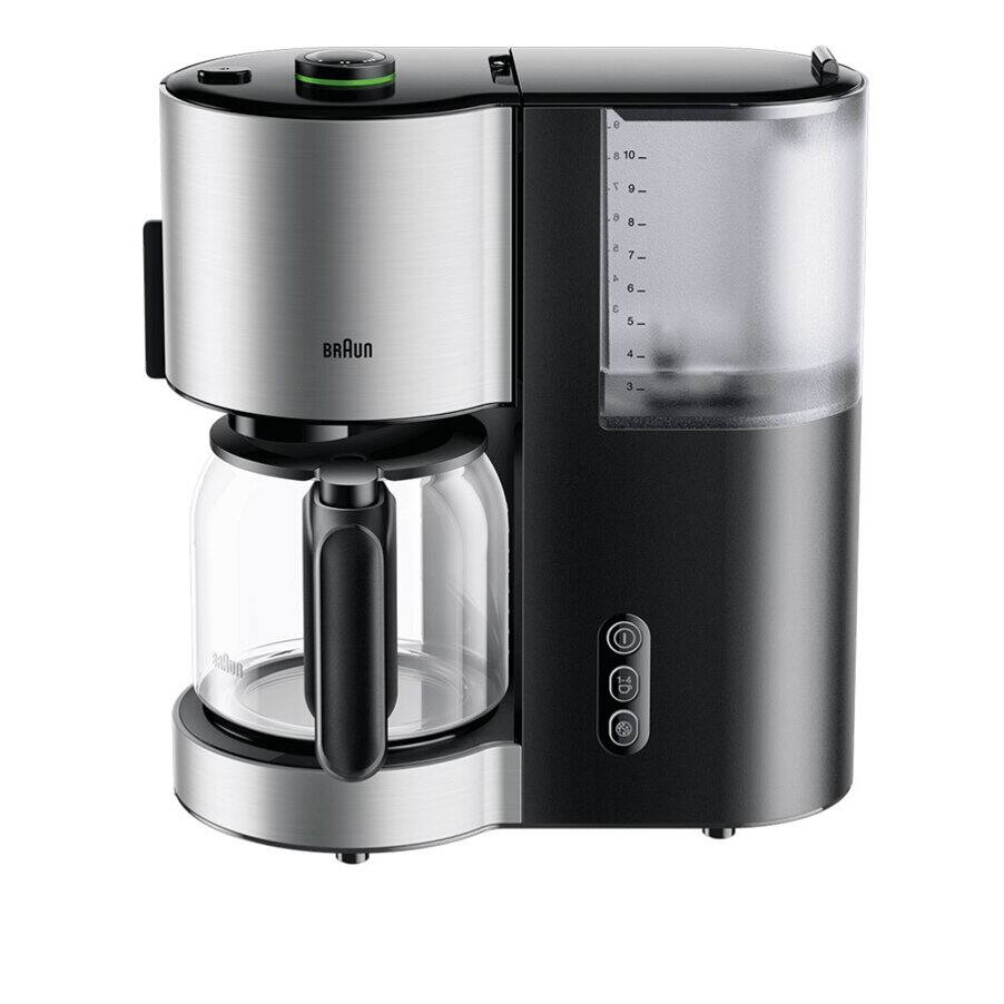 ID Breakfast Collection Coffee machines, undefined, undefined, Nerūdijantysis plienas / juoda spalva