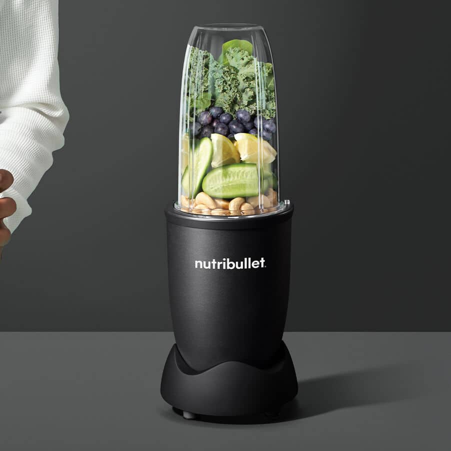 nutribullet® Pro 900, nutribullet® Pro EXCLUSIVE! s 7 dodatki, 0C22300044, Mat črna