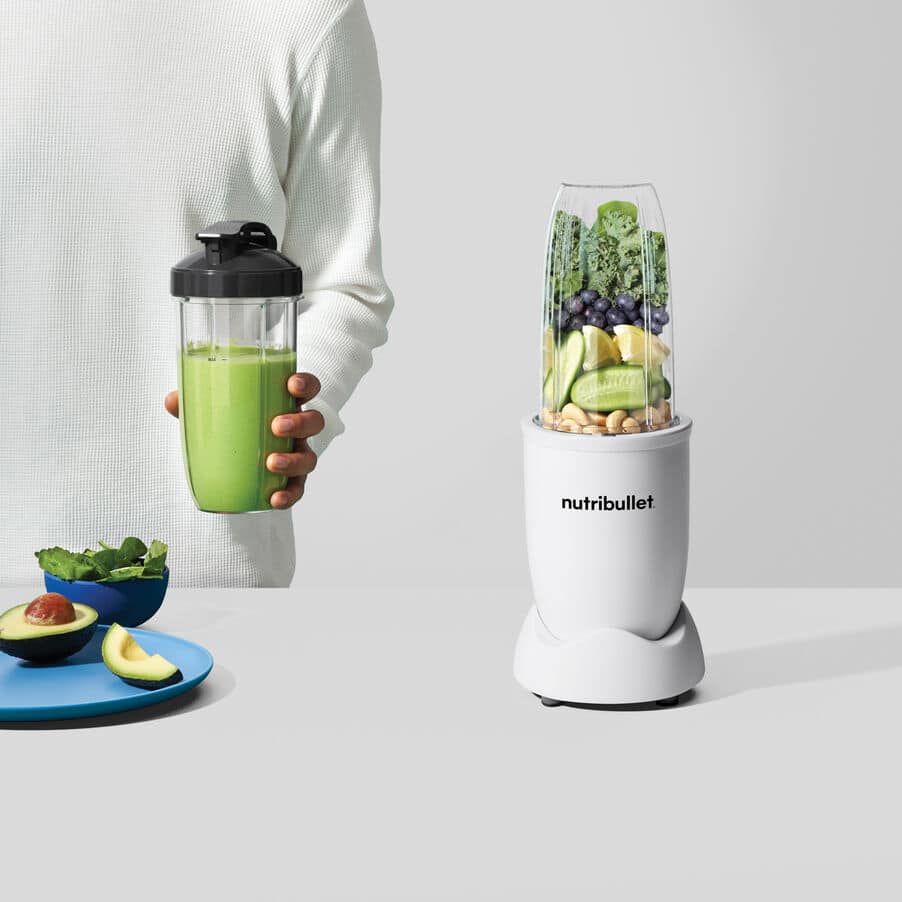 nutribullet® Pro 900, nutribullet® Pro EXCLUSIVE! s 7 dodatki, 0C22300045, Matte white