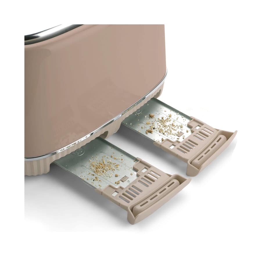 Toasters, Elegancy 4 Slot Toaster in Mocha TFP10.A0BW, 0W23010020, undefined