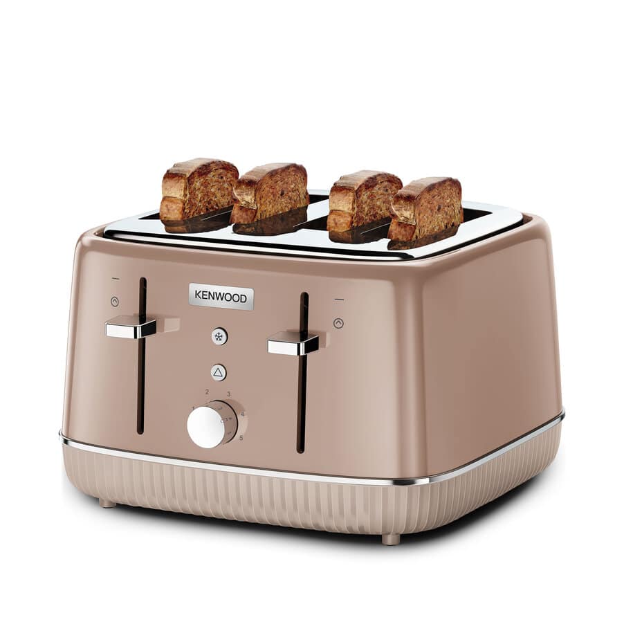 Toasters, Elegancy 4 Slot Toaster in Mocha TFP10.A0BW, 0W23010020, undefined