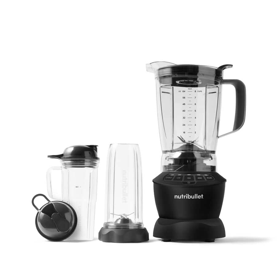 Vsi veliki mešalniki, nutribullet® Full Size Blender Combo, 0C22300068, Mat črna