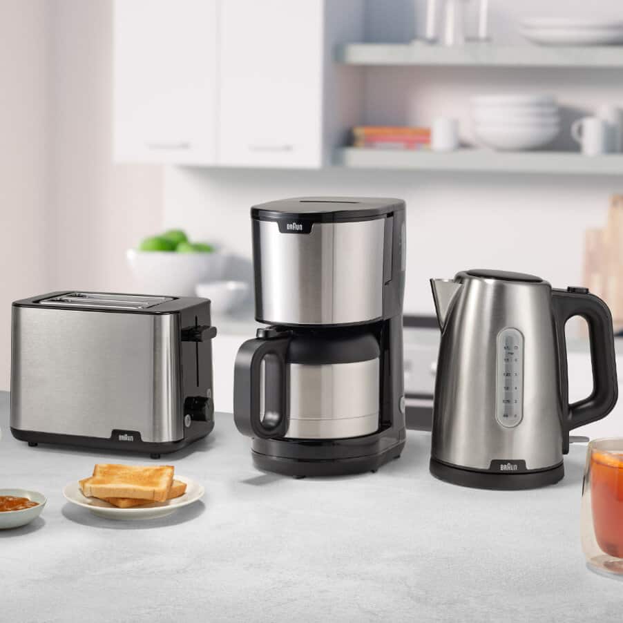 PurShine Collection coffee machines, undefined, undefined, Stainless steel / black