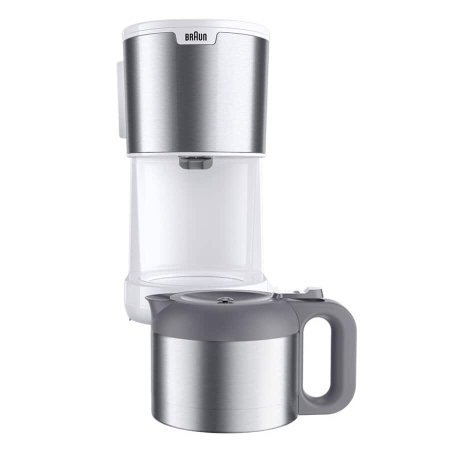 PurShine Collection Kaffeemaschinen, undefined, undefined, Edelstahl / weiß