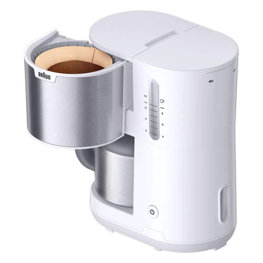 PurShine Collection Kaffeemaschinen, undefined, undefined, Edelstahl / weiß