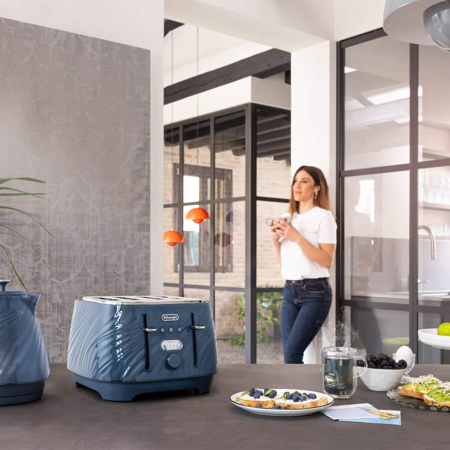 Ballerina Toasters, Ballerina Seta toaster CTDS4003.BL, 0230040023, Blue