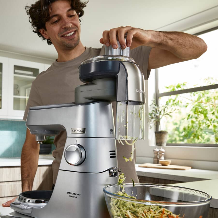 Acessórios de preparação de alimentos, Acessório de cortar e ralar AT340, AWAT340001, Cinzento