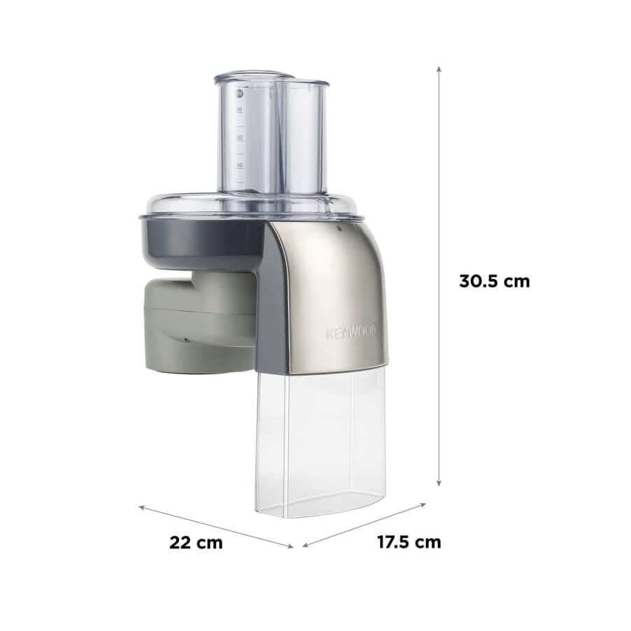 Acessórios de preparação de alimentos, Acessório de cortar e ralar AT340, AWAT340001, Cinzento