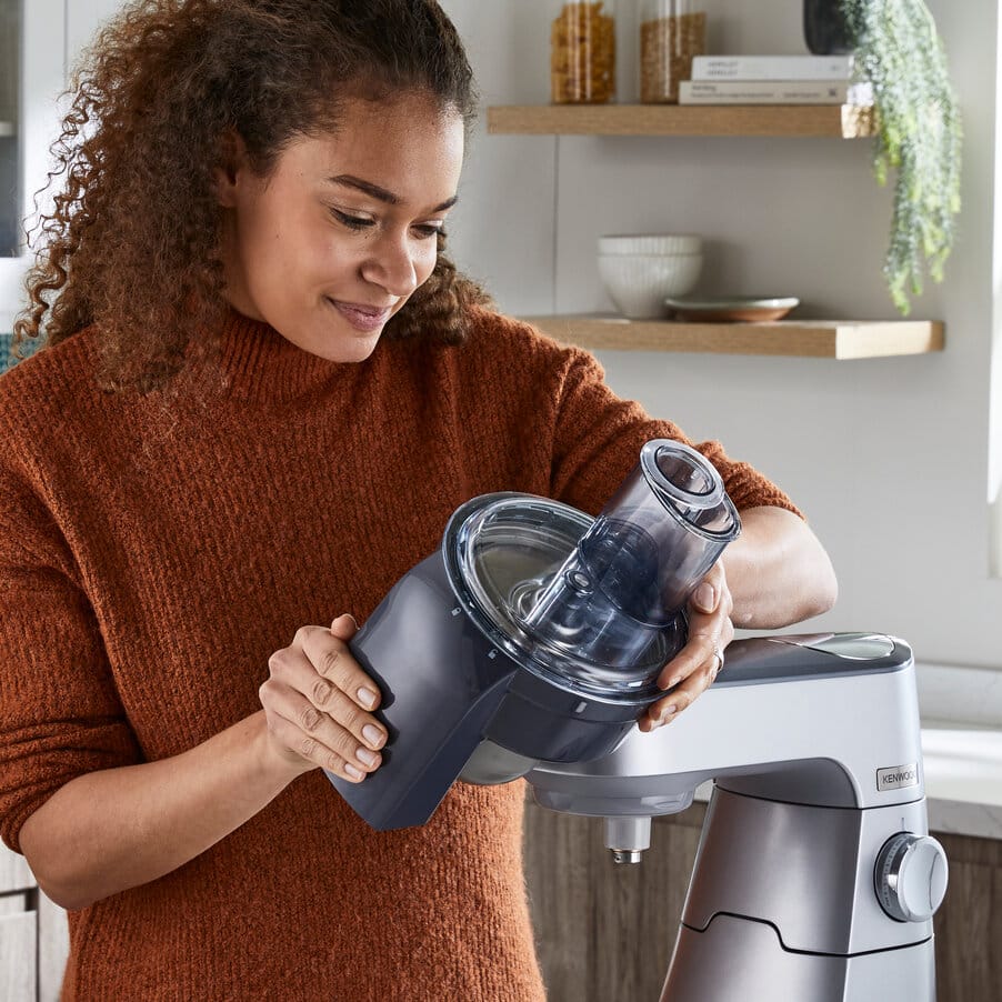 Acessórios de preparação de alimentos, Acessório para cortar em cubos KAX400PL, AW20010009, Cinzento