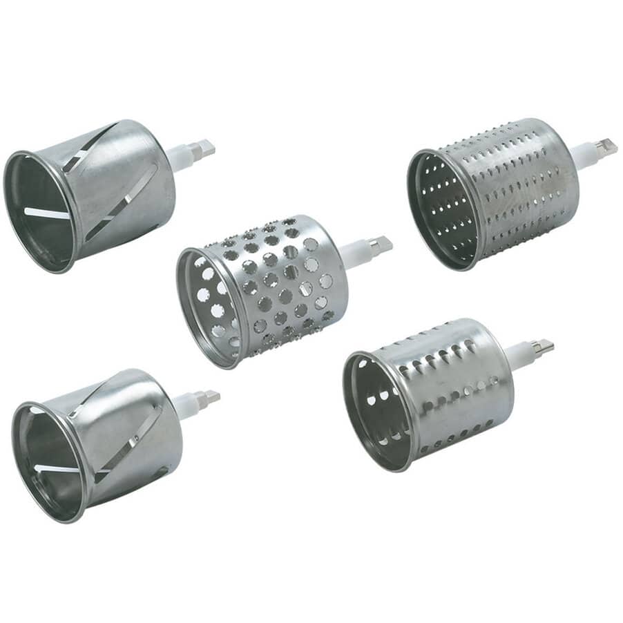 Acessórios de preparação de alimentos, Acessório de cortador de alimentos rotativo KAX643ME, AW20011008, Prateado