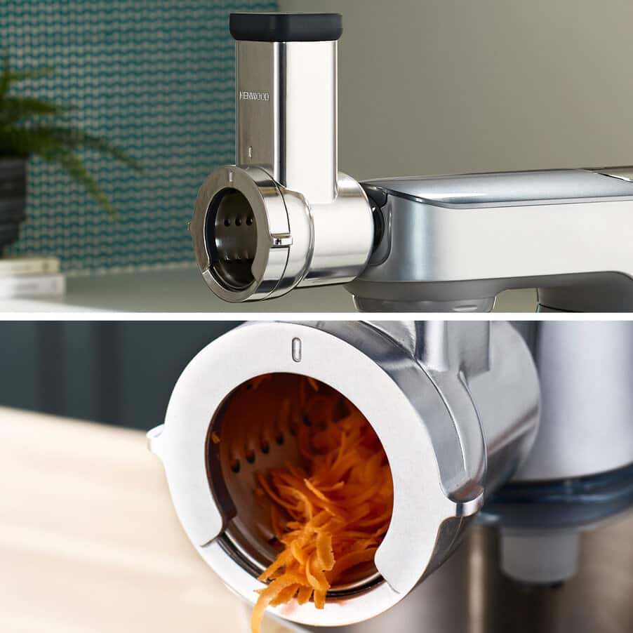 Acessórios de preparação de alimentos, Acessório de cortador de alimentos rotativo KAX643ME, AW20011008, Prateado