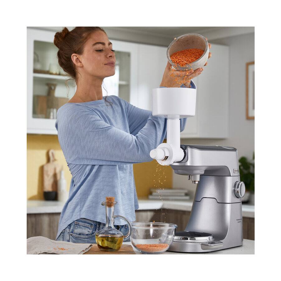 Food Preparation Attachments, Grain Mill Attachment KAX941PL, AW20010008, White