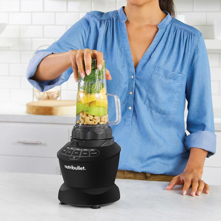 Vsi veliki mešalniki, nutribullet® Full Size Blender Combo, 0C22300068, Mat črna