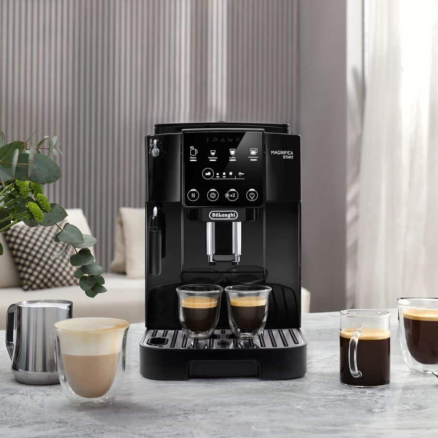Magnifica Start, Magnifica Start Espresso Machine with Manual Milk Frother, 0132240057, Black