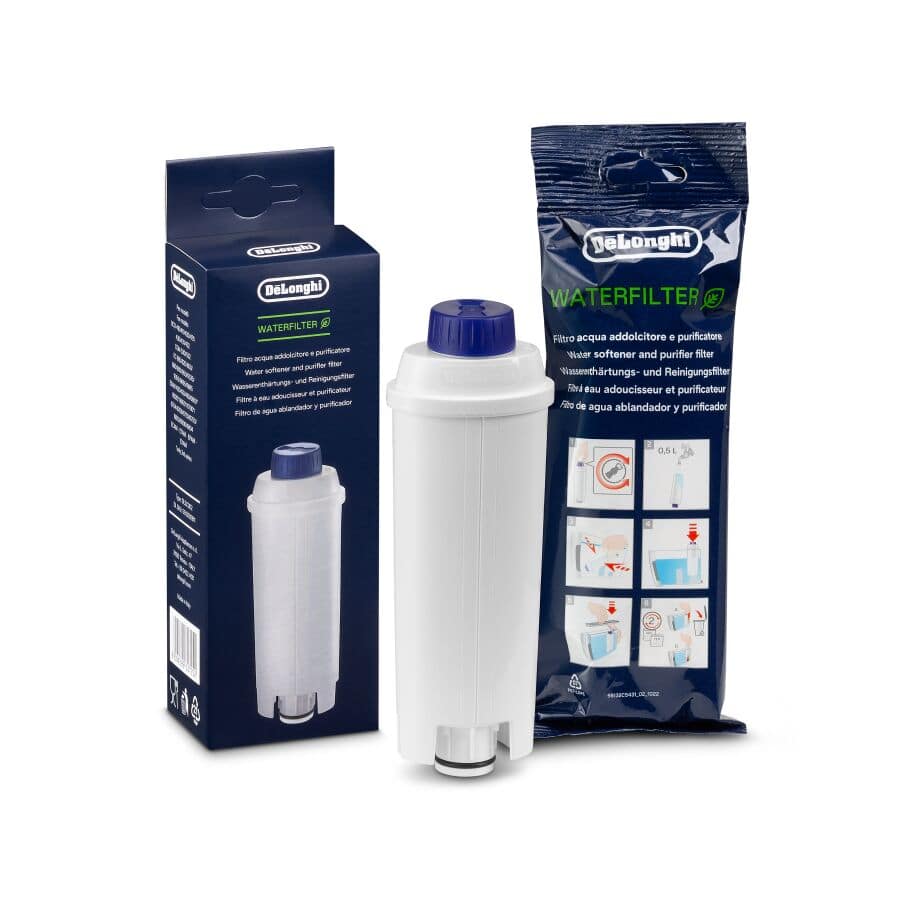 Filtro agua reemplaza DeLonghi DLS C002, SER3017, 8004399327252, 5513292811  para cafeteras DeLonghi - blanco