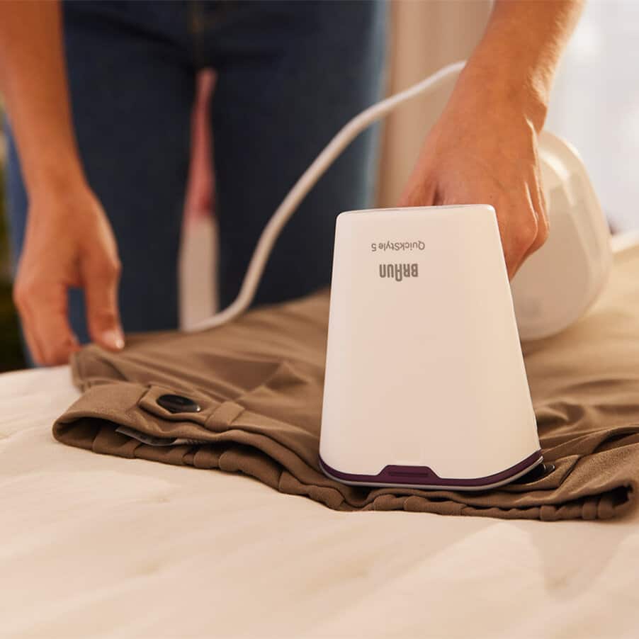 undefined, QuickStyle 5 Garment Steamer White/Purple, undefined, Purple